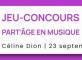 Un binôme, une chanson, un rêve : direction Céline Dion ! Résidence de Piney Piney